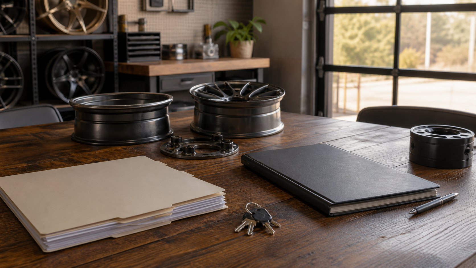 Wheel shop owner records prepared for a confidential sale process